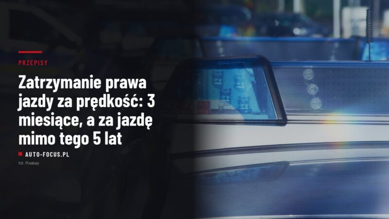 Belka świetlna radiowozu policyjnego podczas kontroli drogowej